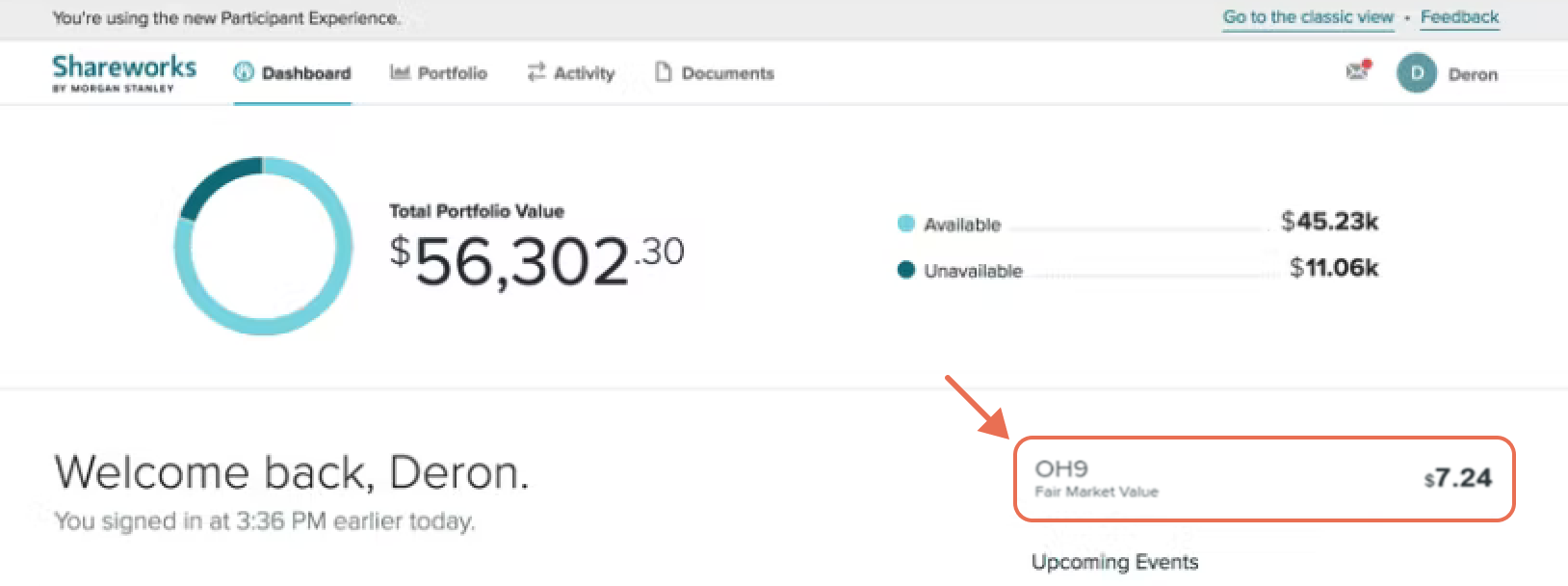 How do I find Fair Market Value (FMV) or 409A in Shareworks?